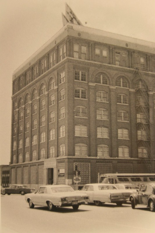 The Texas School Book Depository, from Where the Shots Were Allegedly Fired