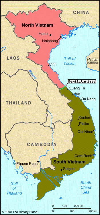 vietnam map